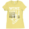 Wine Club Ladies Fitted T-Shirt