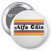 Alfa Chis Pin-back button