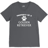 property of a golden retriever V-Neck Tee