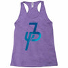 jake paul blue Racerback Tank