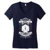 Natural 1   Orc White Edition Women's V-Neck T-Shirt