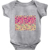 pink triangle print Baby Onesie