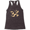 om zeichen indien buddhisten meditation religion yoga Racerback Tank