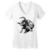 bull 2 Women's V-Neck T-Shirt