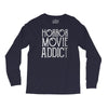 horror movie addict Long Sleeve Shirts