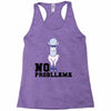 no probllama Racerback Tank