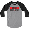 do not look honey back 3/4 Sleeve Shirt