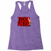 funny techno viking 3, ideal birthday present or gift Racerback Tank