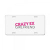 crazy ex girl friend License Plate