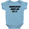 Hamburger Baby Onesie
