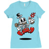 modern hero Ladies Fitted T-Shirt