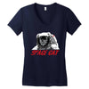 space cat's Women's V-Neck T-Shirt