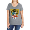Goku 3D Ladies Curvy T-Shirt
