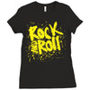 rock music r3 Ladies Fitted T-Shirt