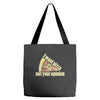 i want pizza not your opinion Tote Bags