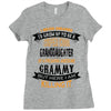 Super Cool Granddaughter Of A Freaking Awesome Grammy Ladies Fitted T-Shirt