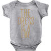 the dress is a lie Baby Onesie