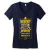 nobody exists on purpose Women's V-Neck T-Shirt