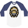 native american chief bear 3/4 Sleeve Shirt