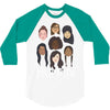 Women's March We are Human 3/4 Sleeve Shirt