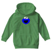 sesame street cookie monster Youth Hoodie