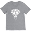 dripping diamond logo V-Neck Tee