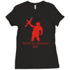 red dawn retro movie Ladies Fitted T-Shirt