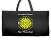 political the 80's 60's hippy anti capitalism Weekender Totes