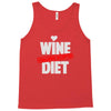 wine diet challenge accepted Tank Top