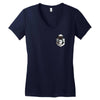 pocket dark link Women's V-Neck T-Shirt