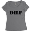 dilf Women's Triblend Scoop T-shirt