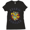 lucha dorable Ladies Fitted T-Shirt