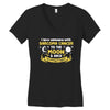I Love Someone with Sarcoma Cancer to The Moon and Back to Infinity Women's V-Neck T-Shirt
