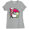 po gir mon Ladies Fitted T-Shirt