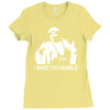 iron sheik wrestling iran funny Ladies Fitted T-Shirt