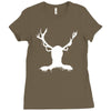 bad human Ladies Fitted T-Shirt