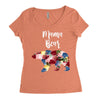 mama bear floral Women's Triblend Scoop T-shirt