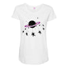 Saturn Swing Maternity Scoop Neck T-shirt