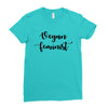 vegan feminist Ladies Fitted T-Shirt