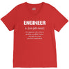 definition of engineer V-Neck Tee