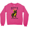 style is the message Crewneck Sweatshirt