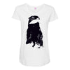 an other moustache Maternity Scoop Neck T-shirt