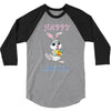 Bunny Happy Easter 3/4 Sleeve Shirt