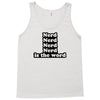 nerd is the word Tank Top