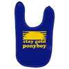stay gold ponyboy the outsiders movie book Baby Bibs