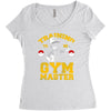 training to be gym master Women's Triblend Scoop T-shirt