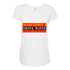 sometimes i drink water, ideal gift, birthday present Maternity Scoop Neck T-shirt