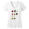 cupcake costume party Women's V-Neck T-Shirt