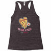 pizza my heart (2) Racerback Tank