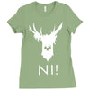 knights who say ni Ladies Fitted T-Shirt